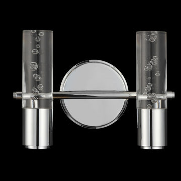 Bolha Minimalist Modern Bubble Acrylic/Iron Integrated LED Vanity Light - JONATHAN Y